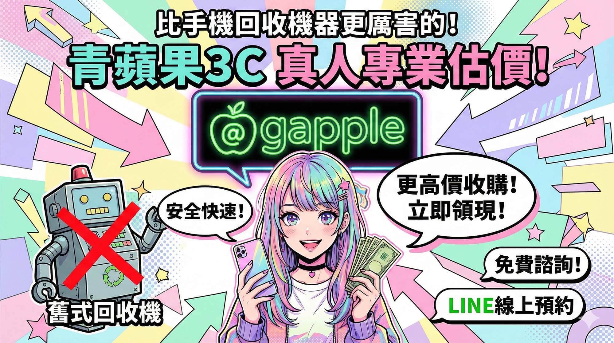 手機回收機器主題示意圖